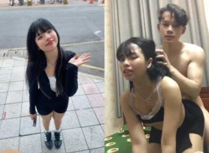 nàng chubby xinh đẹp thỏa sức đắm chìm trong tận hưởng